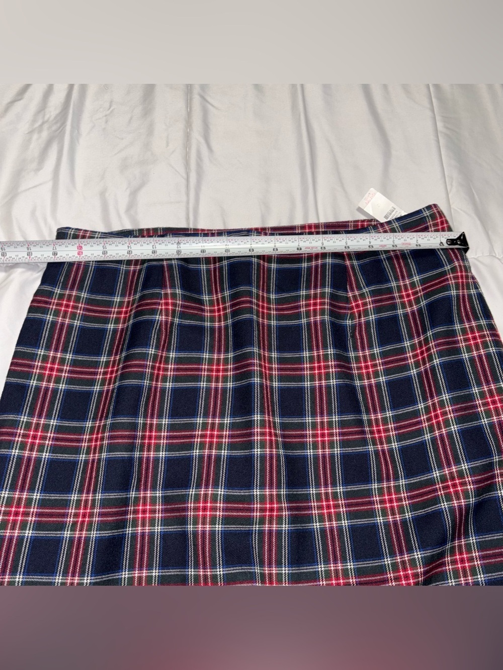 NWT! Talbots | Talbots Tartan Navy Plaid Skirt Size 12 New - Picture 7 of 8
